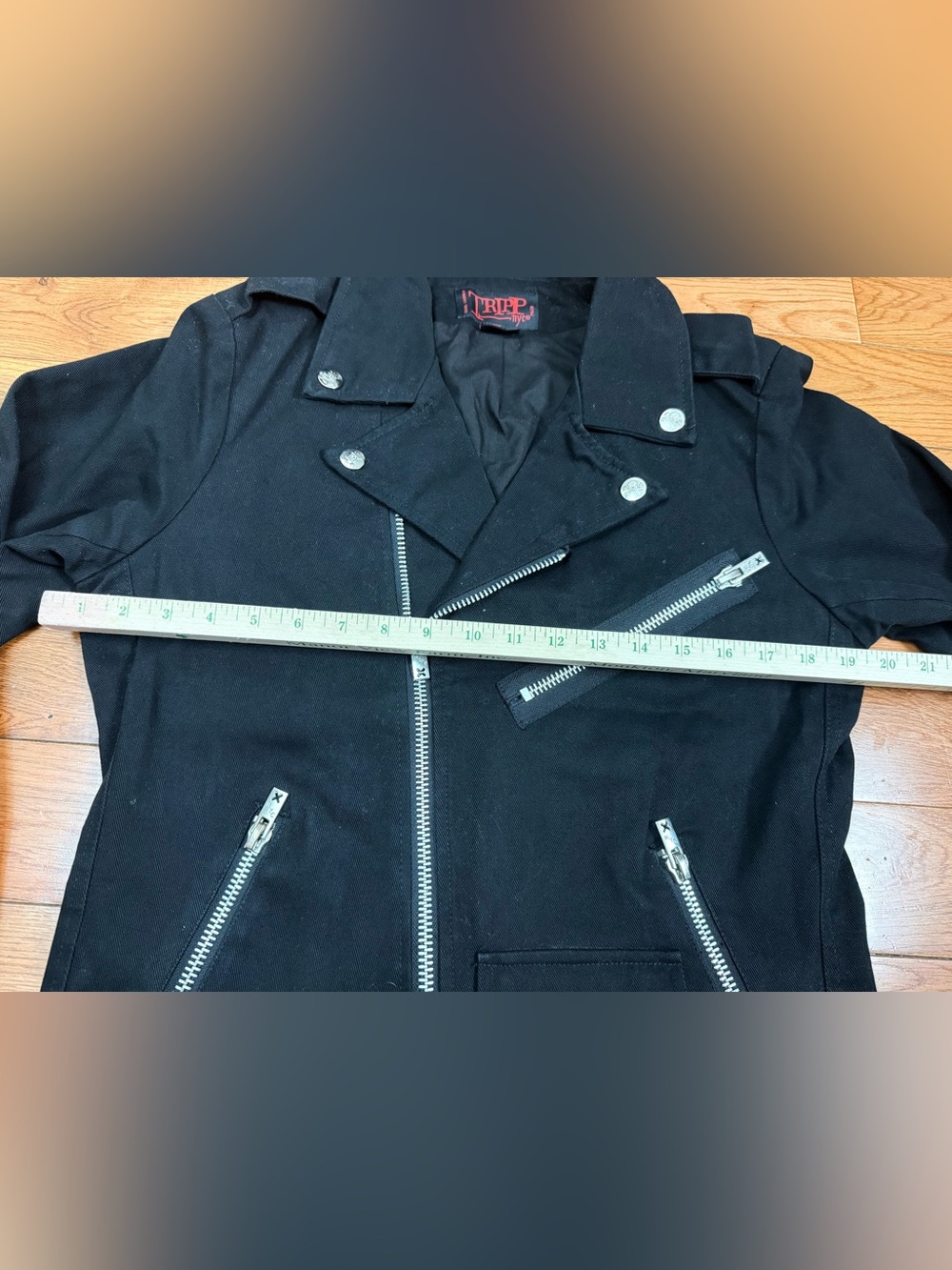 Tripp NYC Black Moto Jacket Alt Fashion - Picture 6 of 8